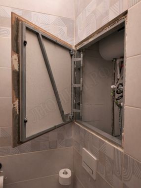 Люк под плитку Нажимной Железяка 800*600 Люк под плитку Нажимной Железяка 800*600