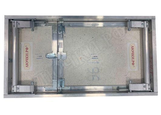 Люк под плитку Нажимной Секрет-Лайт 2 створки 1050*350 Люк под плитку Нажимной Секрет-Лайт 2 створки 1050*350