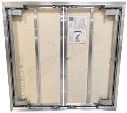Люк под плитку Нажимной Мега Алюм 2.0, 2 створки 1800*1950 Люк под плитку Нажимной Мега Алюм 2.0, 2 створки 1800*1950