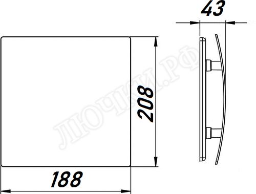 Вытяжной вентилятор Awenta System+, Silent, 125, KWS125T, PEI125, Нержавеющая сталь Вытяжной вентилятор Awenta System+, Silent, 125, KWS125T, PEI125, Нержавеющая сталь