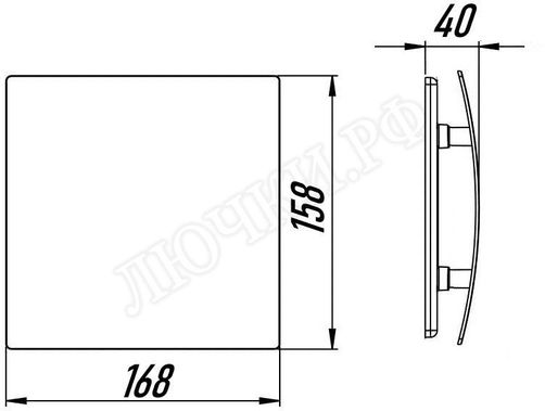 Вытяжной вентилятор Awenta System+, Turbo, 100, KWT100M, PEGR100M, Красный матовый, стекло Вытяжной вентилятор Awenta System+, Turbo, 100, KWT100M, PEGR100M, Красный матовый, стекло