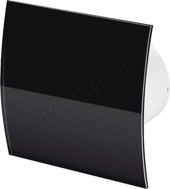 Вытяжной вентилятор Awenta System+, Turbo, 100 KWT100T, Escudo, PECB100P, Чёрный глянцевый, пластик Вытяжной вентилятор Awenta System+, Turbo, 100 KWT100T, Escudo, PECB100P, Чёрный глянцевый, пластик